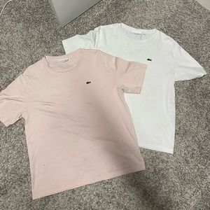 Two Lacoste Women T shirt/$10 for 2